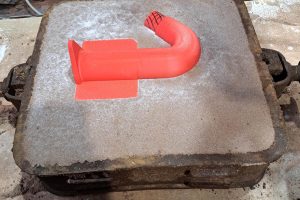 3D printed pattern assembled ready for moulding 3D printed pattern assembled ready for moulding
