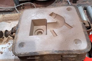 Core seating detail formed within the mould cavity Core seating detail formed within the mould cavity